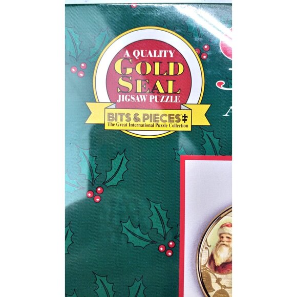 Vintage Jigsaw Puzzle Ornaments Bits Pieces Holiday Christmas New Sealed 11-0177 - Picture 3 of 5